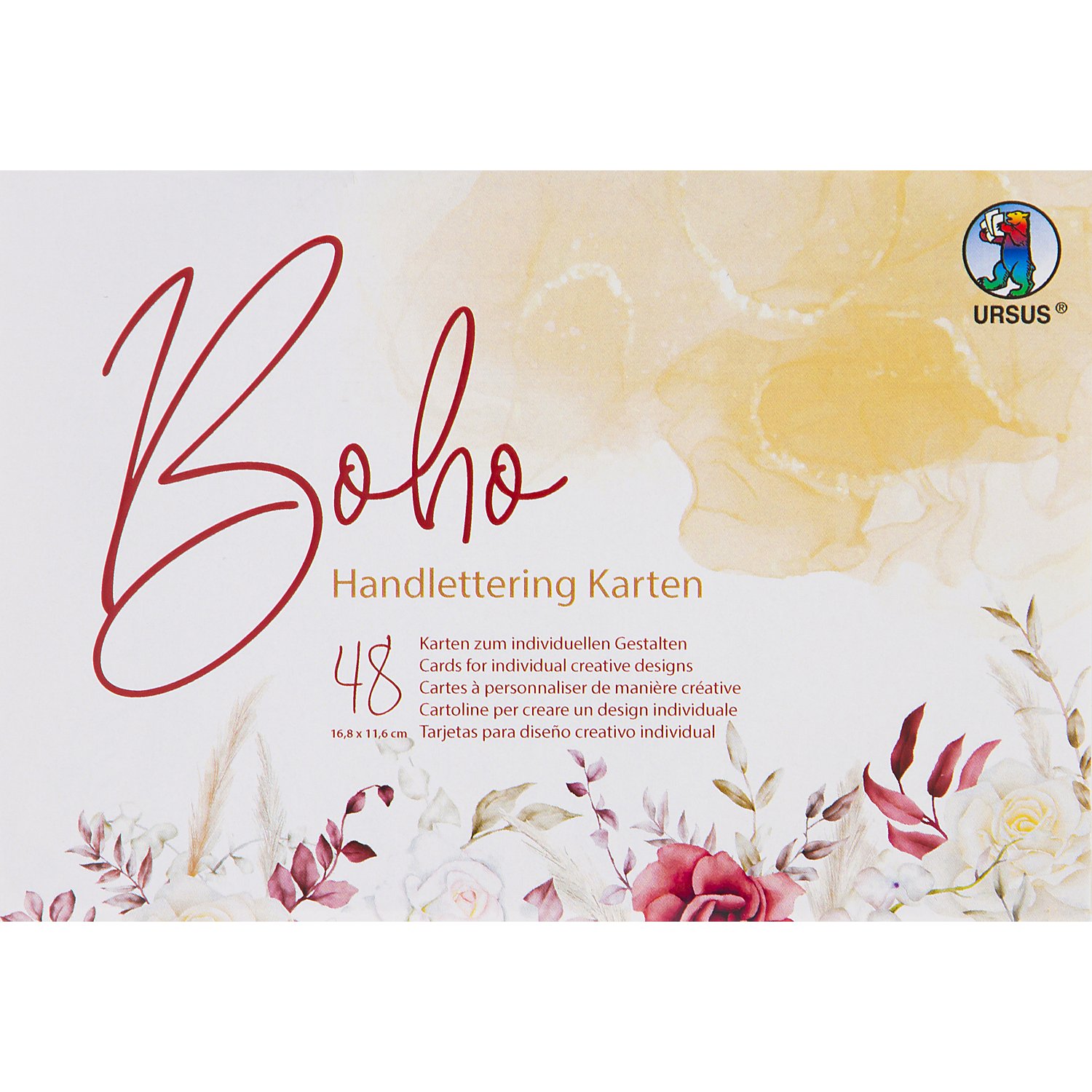 Handlettering Karten Block 