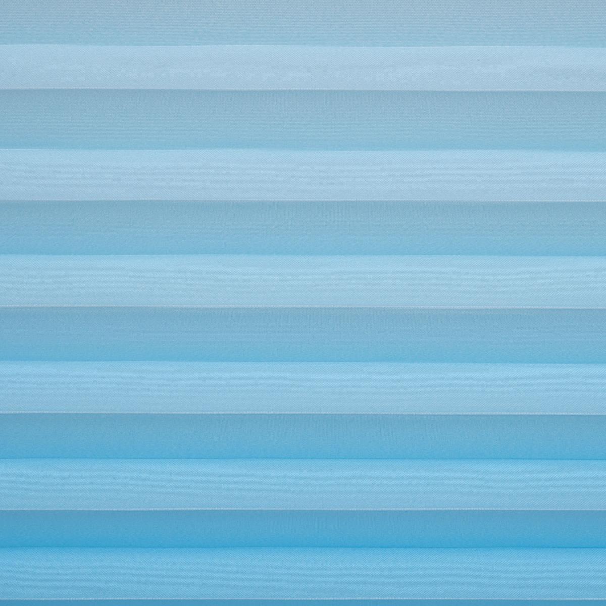 Bella Casa Klemmfix Plissee 110 x 130 cm azurblau Farbverlauf