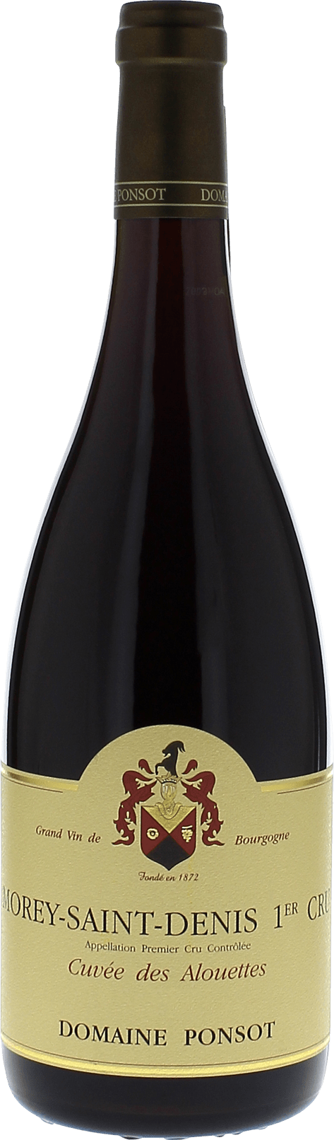 Morey saint denis 1er cru cuvée des alouettes 2020
