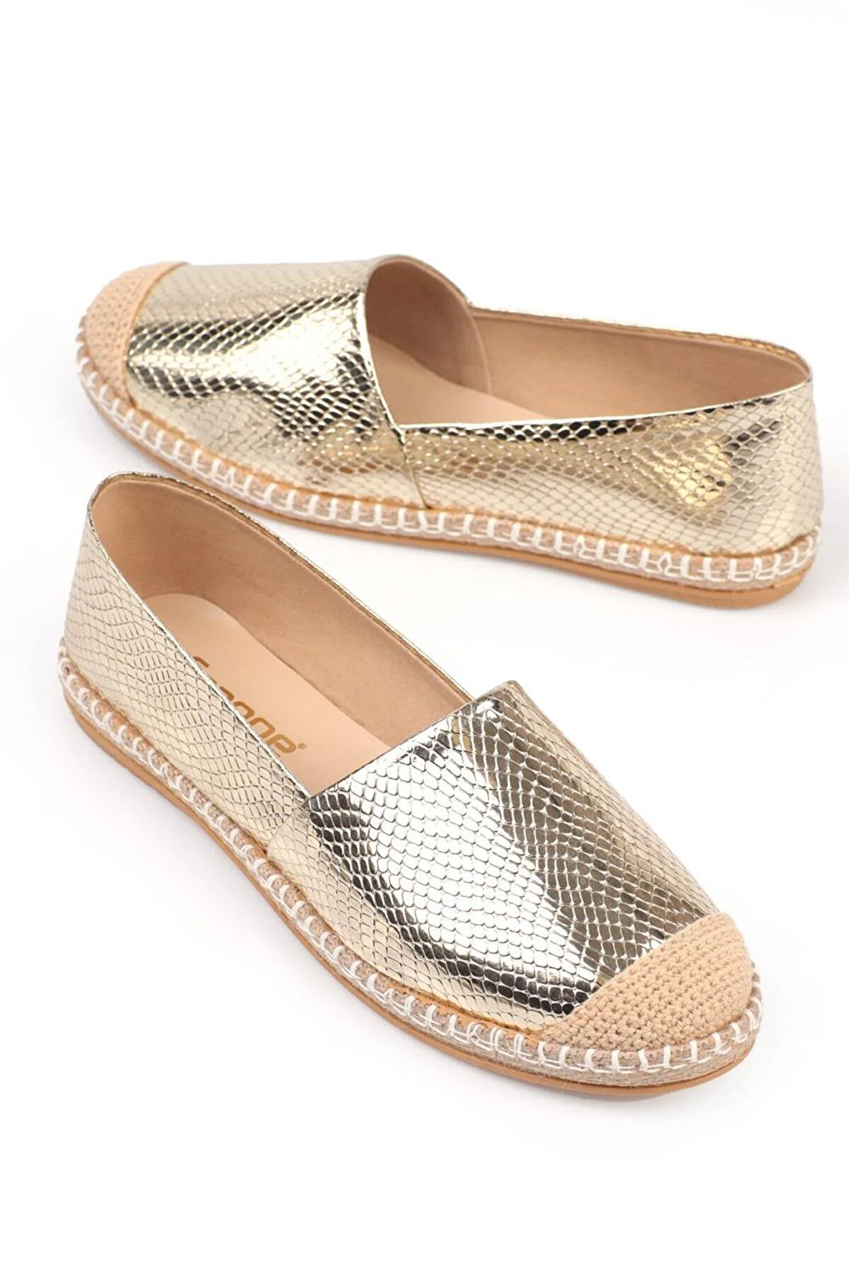 Capone Outfitters  Capone Gold Damen-Espadrille