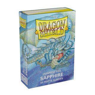Dragon Shield Sleeves - Japanese Matte Ruby Sapphire 'Turikos' (60)