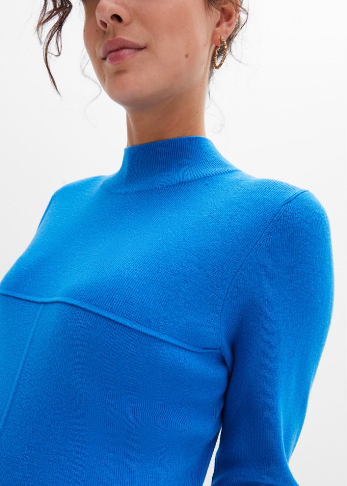 Strickkleid mit Patten-Taschen