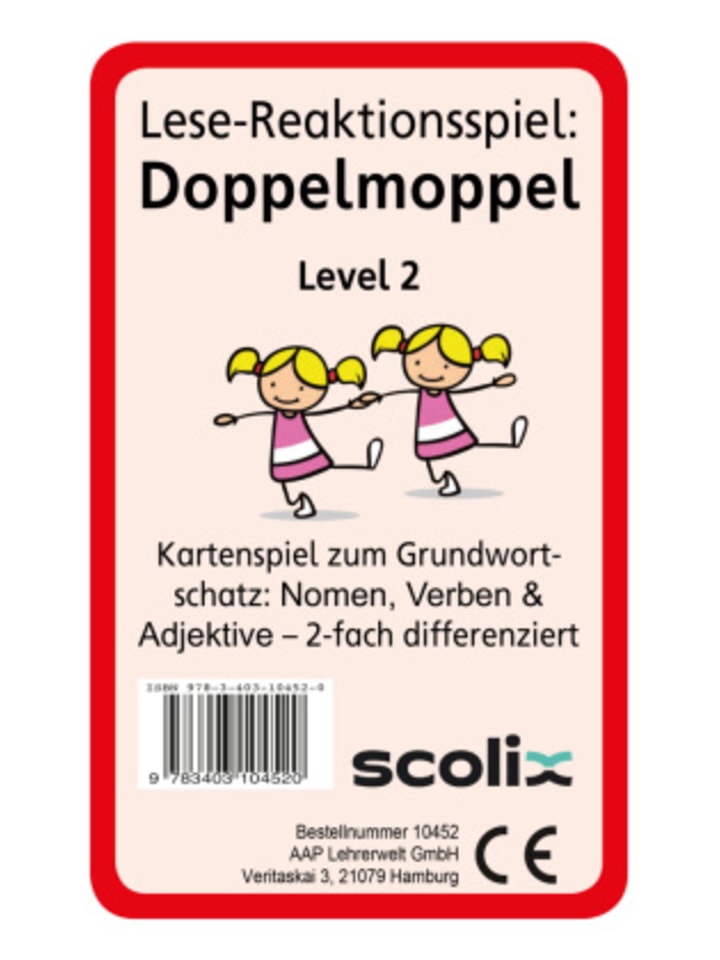 scolix Spiel - Lese-Reaktionsspiel: Doppelmoppel Level 2 günstig kaufen onesize