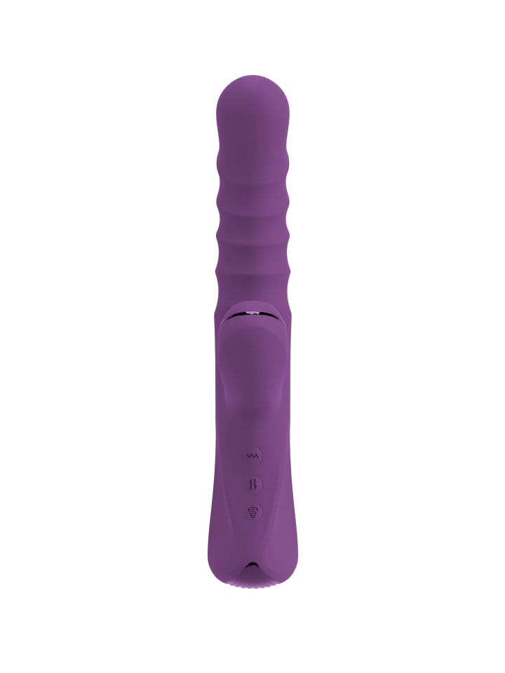 Javida Rabbitvibrator 3 Function Rabbit Vibrator in lila günstig kaufen 24 cm