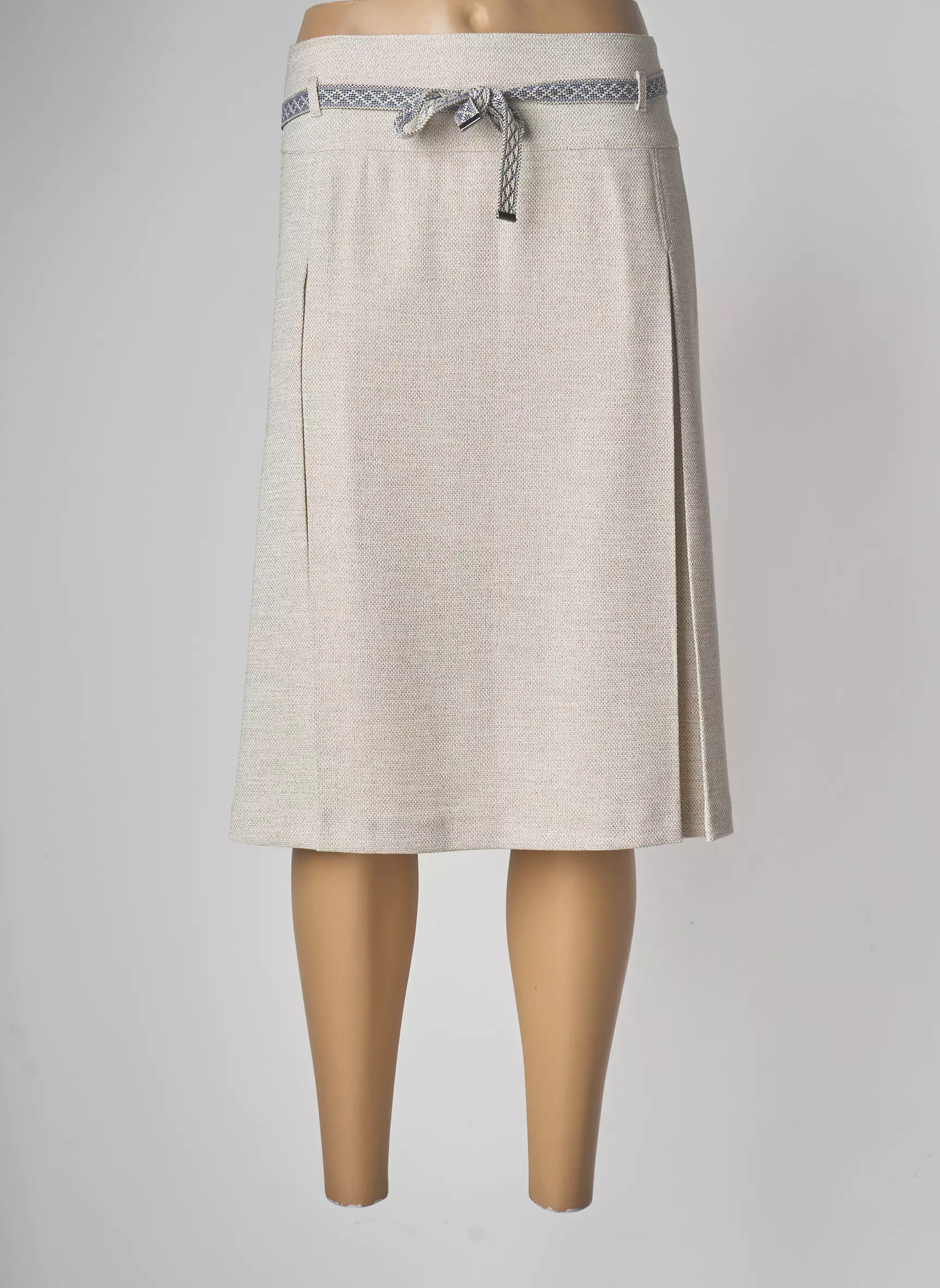 Pauporte Jupes Mi Longues Femme couleur beige