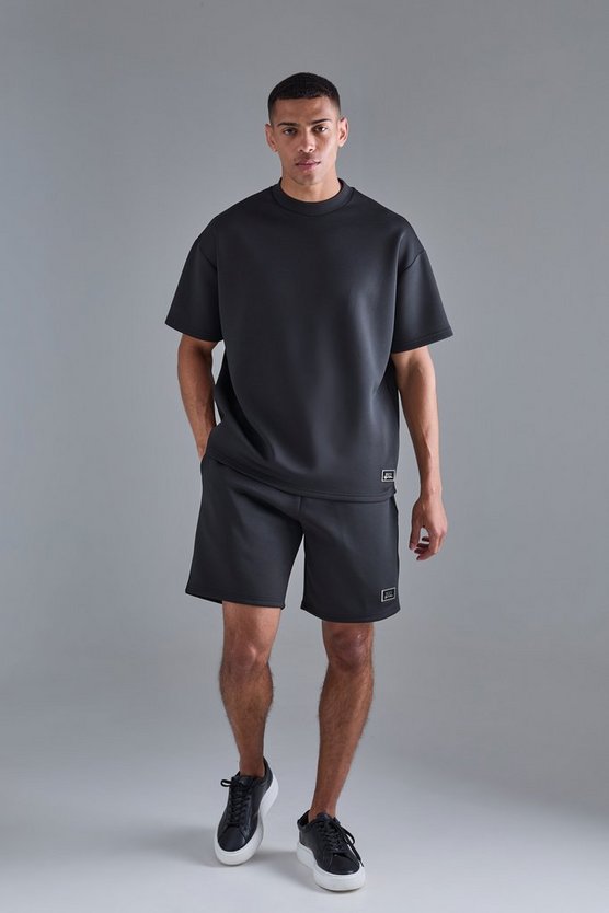 Oversize Scuba T-Shirt & Shorts