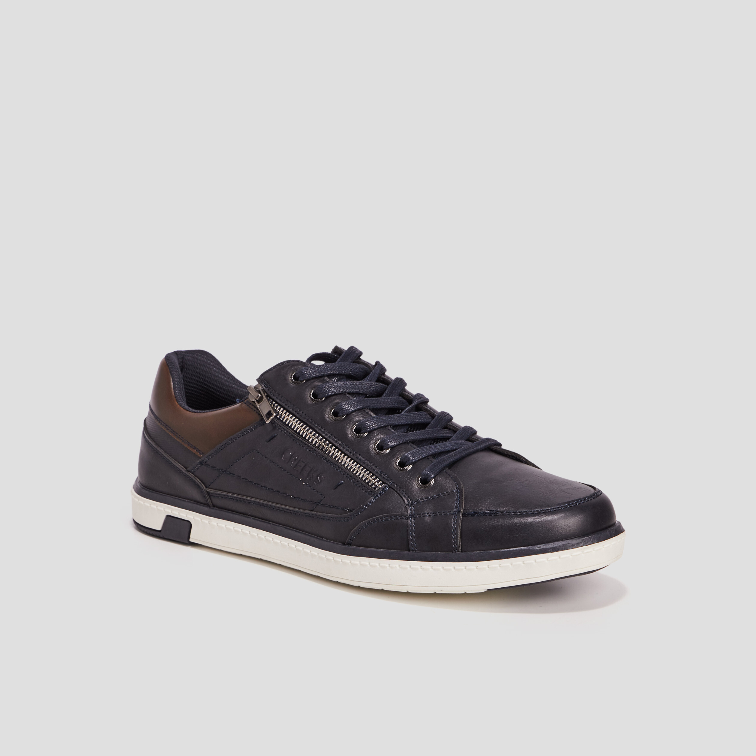 Sneakers zippées Creeks bleu marine homme | La Halle