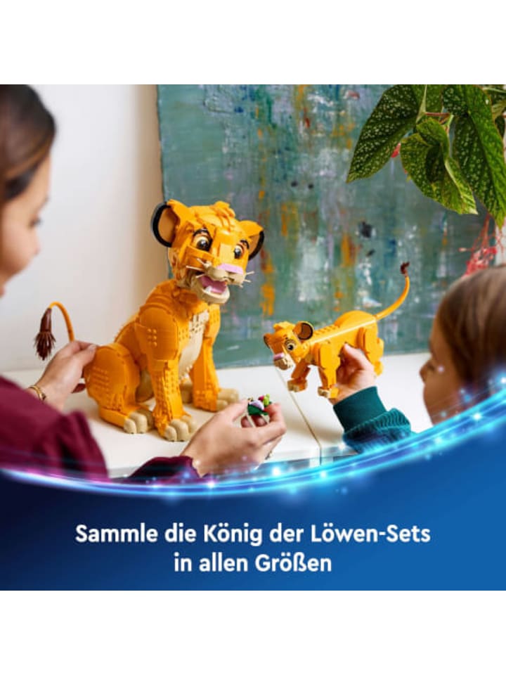 LEGO Bausteineset Disney Classic Simba, das Löwenjunge des Königs, ab 6 Jahre günstig kaufen onesize