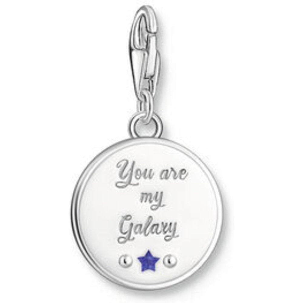 Thomas Sabo Charm Argent, Émail Pendentif