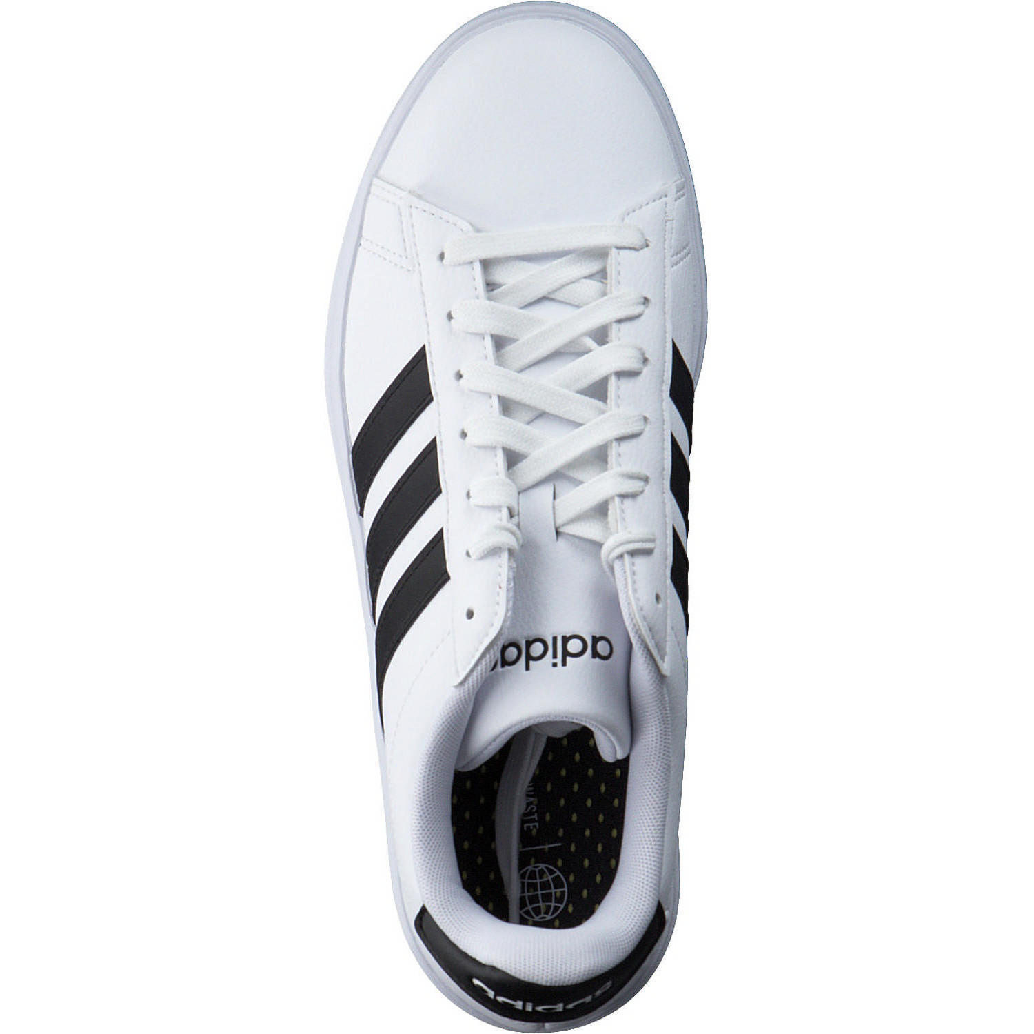 Adidas Core Grand Court 2.0 W, Sneakers Low, Damen, weiß / schwarz