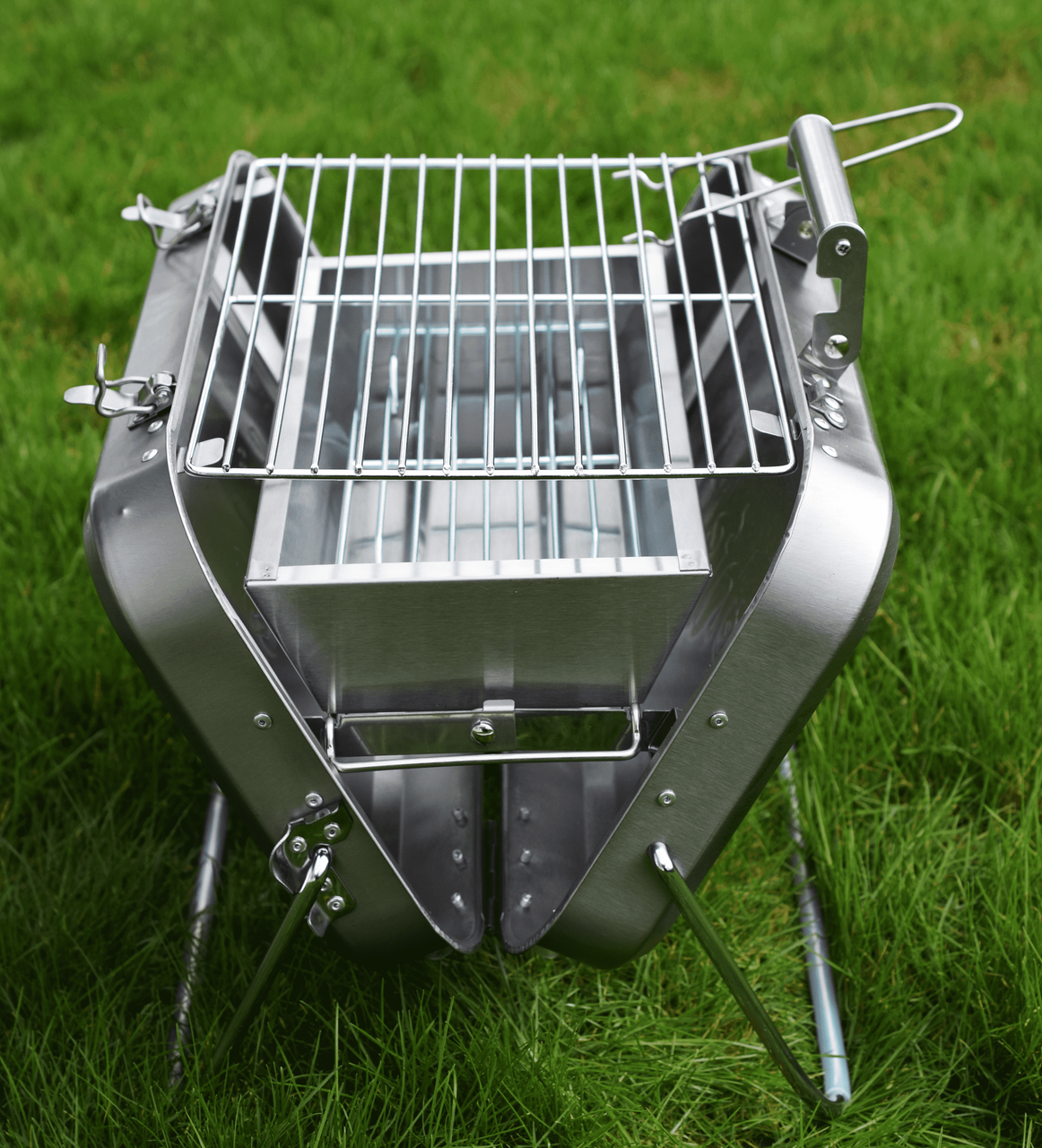 HIGHFELD Tragbarer Koffer Grill