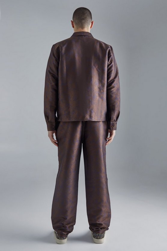 Marl Fabric Interest Smart Overshirt