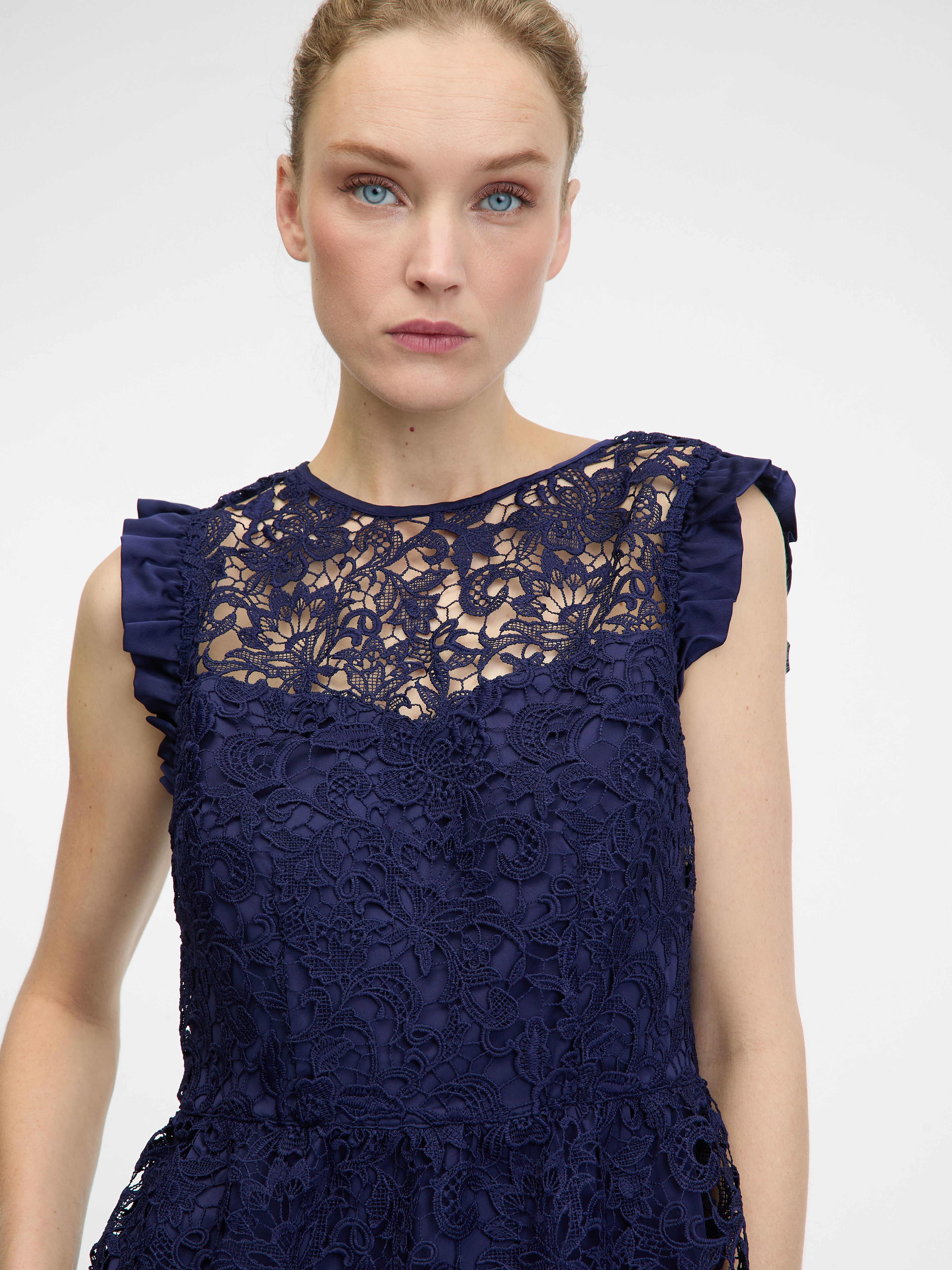 Dunkelblaue Damenbluse ORSAY