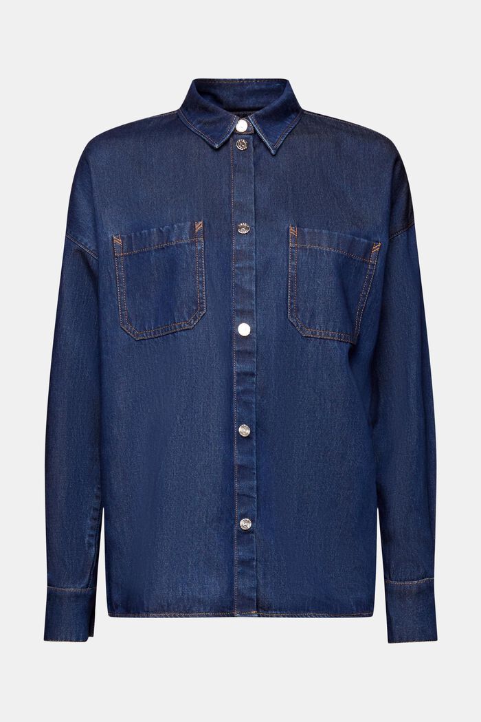 Jeanshemd in lockerer Passform