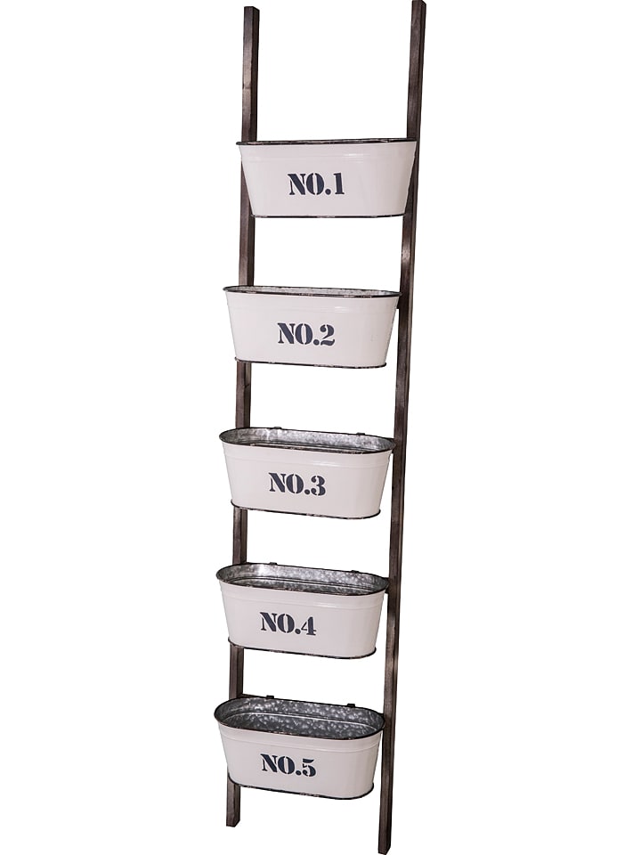 Anticline Standregal in Weiß/ Silber - (B)35,5 x (H)168 x (T)17 cm günstig kaufen onesize