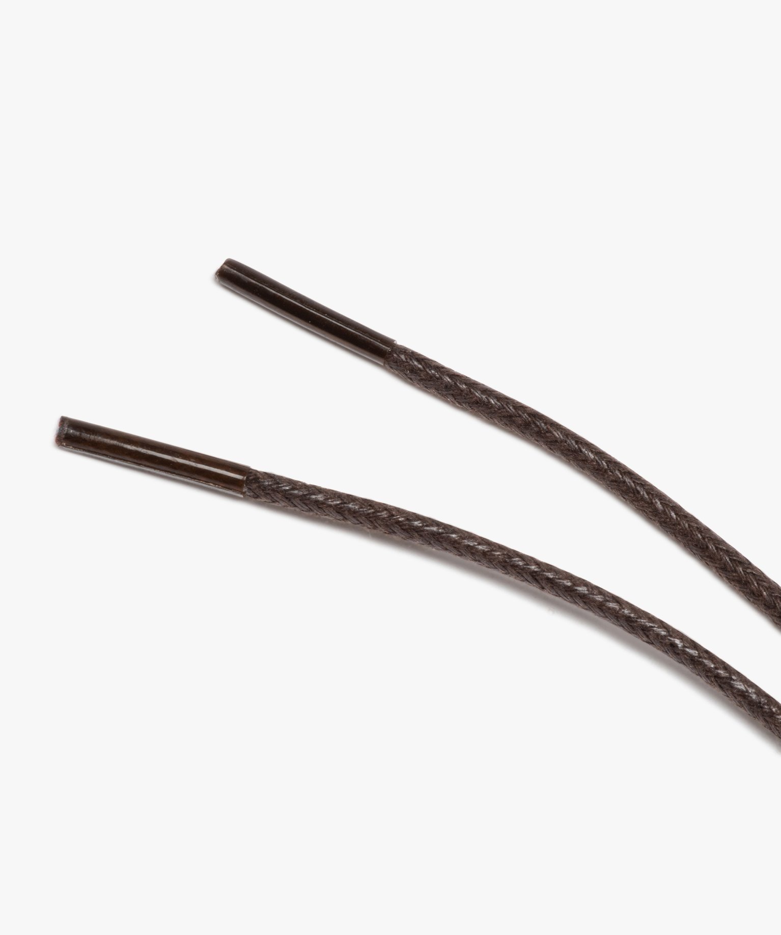 Lacets ronds cirés 150 cm (lot de 2) marron | GEMO