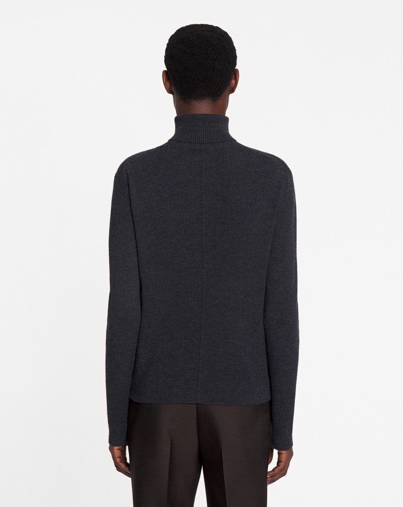 PULL COL ROULÉ EN LAINE MÉRINOS