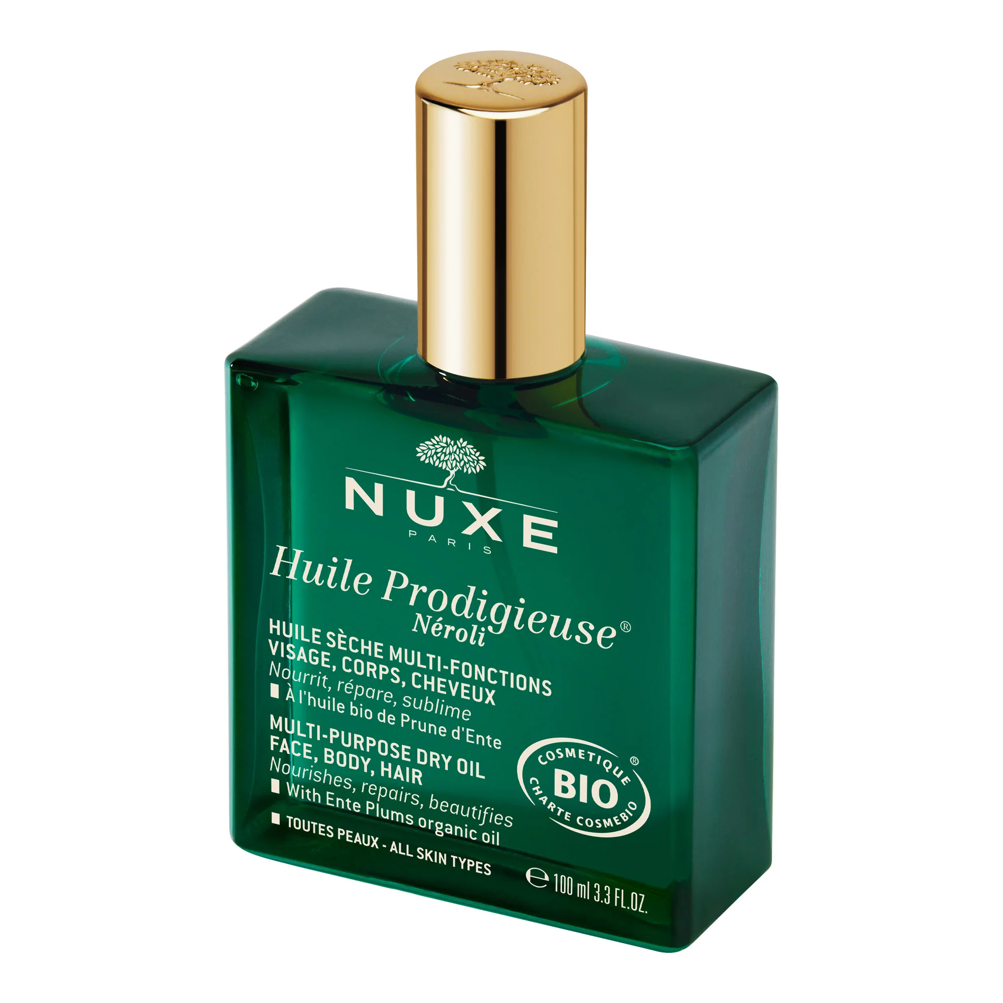 Huile Prodigieuse Olio Secco NEROLI - Olio viso nutriente, Olio Corpo, Olio Capelli, Olio elasticizzante antismagliature