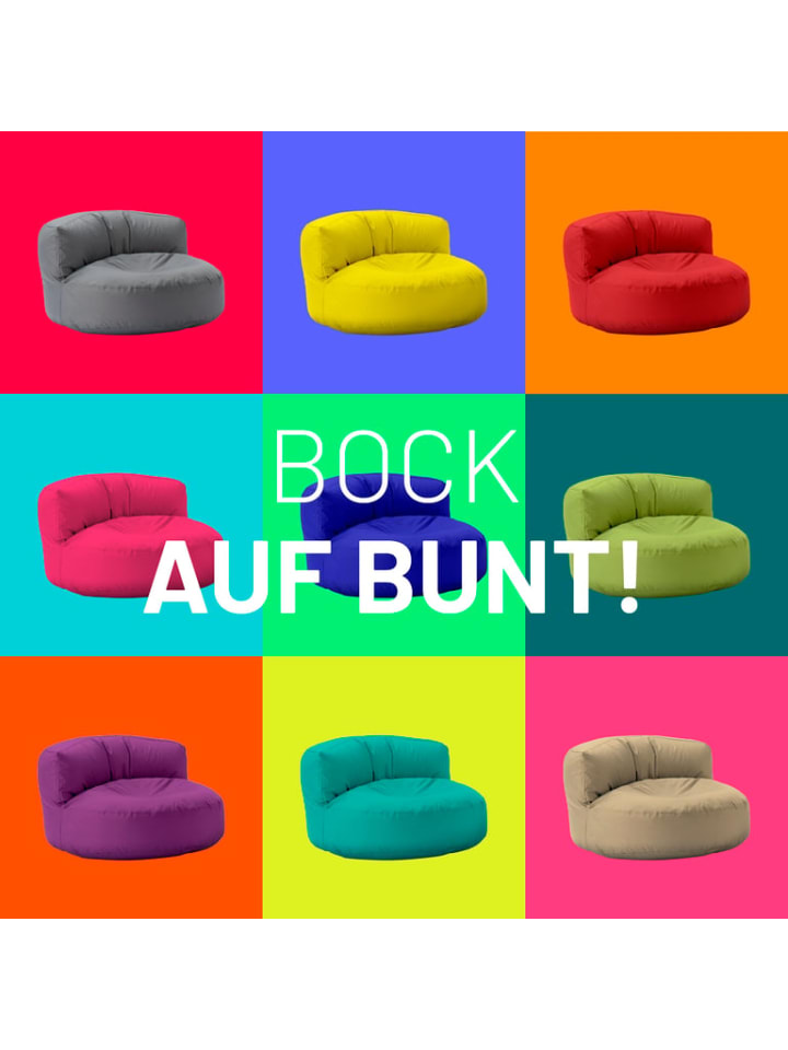 Lumaland Outdoor Sitzsack Lounge Sitzsack Sofa 320l - 90 x 50 cm - Lila günstig kaufen onesize