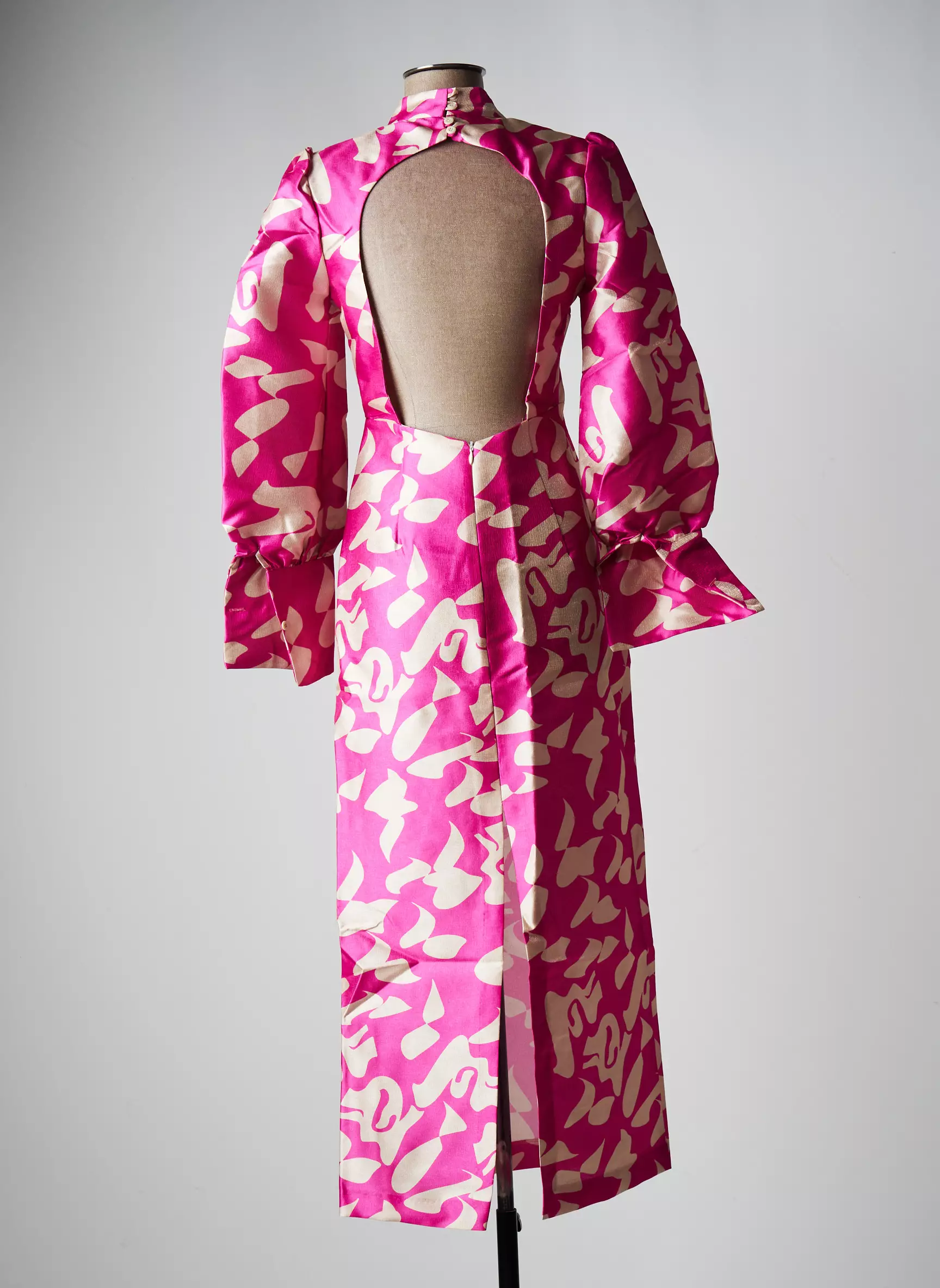 Laagam Robes Longues Femme couleur rose