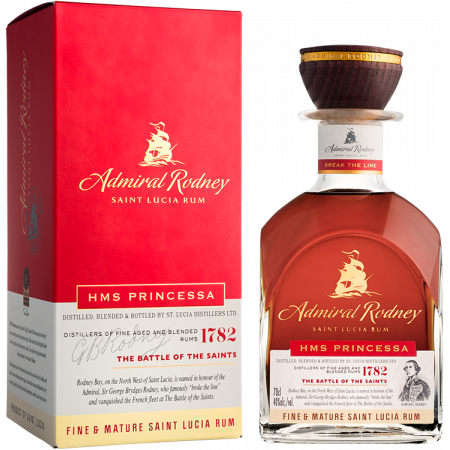 RHUM ADMIRAL RODNEY - HMS PRINCESSA - EN ETUI