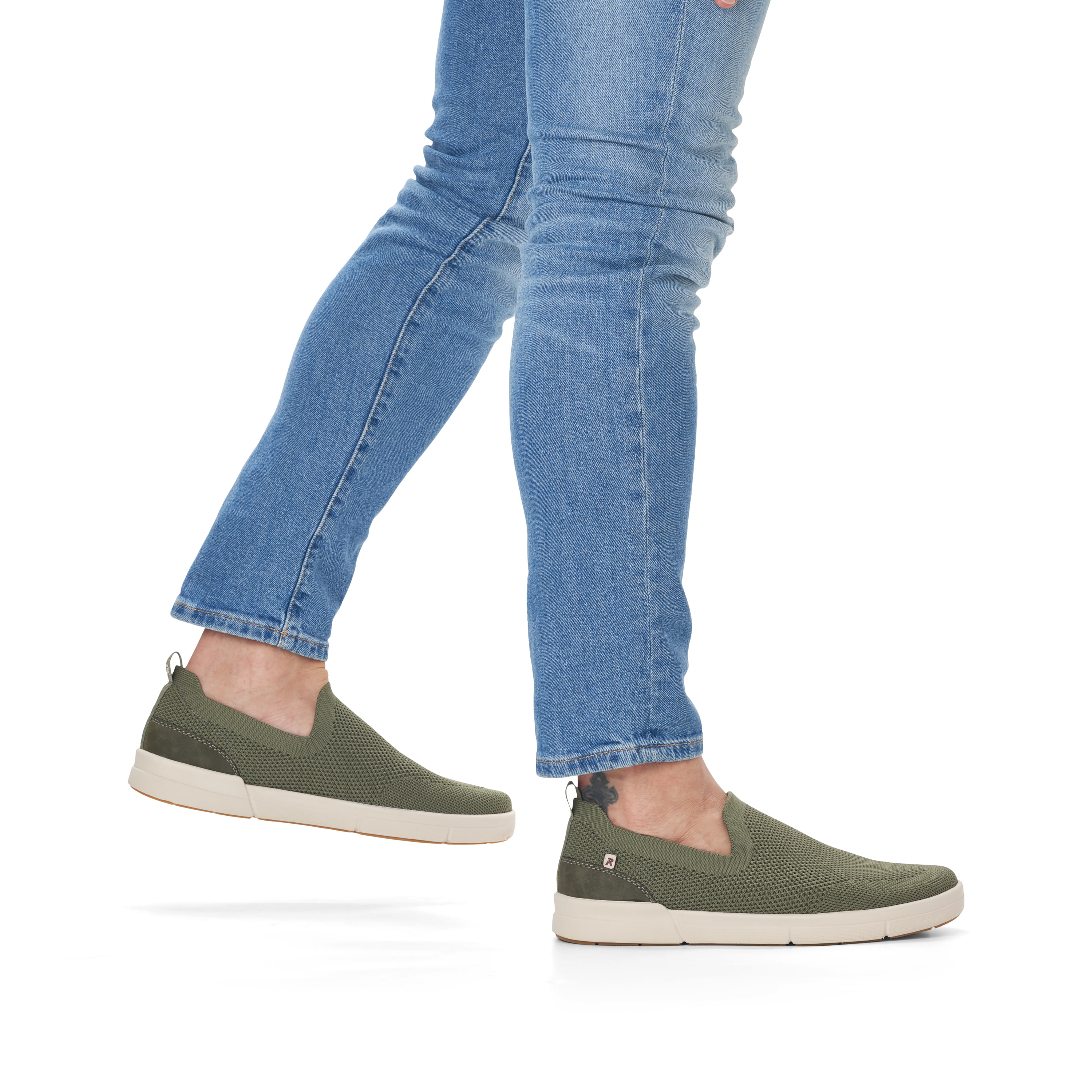 Rieker Herren Slipper leaf green