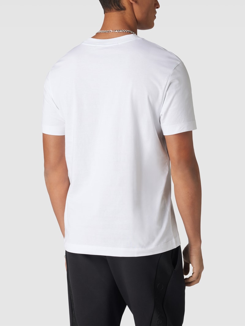 T-Shirt aus Baumwolle Modell 'ADDRESS' in weiss