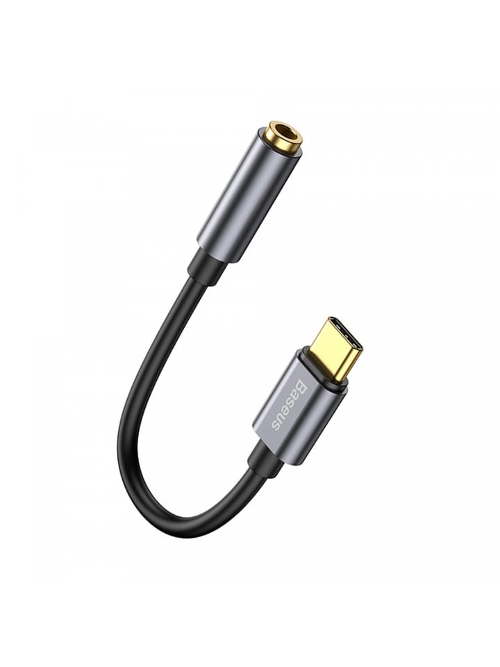 Baseus Baseus L54-Adapter für USB-C-Kopfhörer/Miniklinke in Grau günstig kaufen onesize