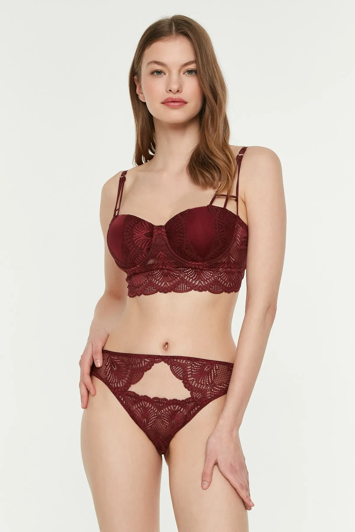 C&City  Soft-BH-Set C14003 Weinrot