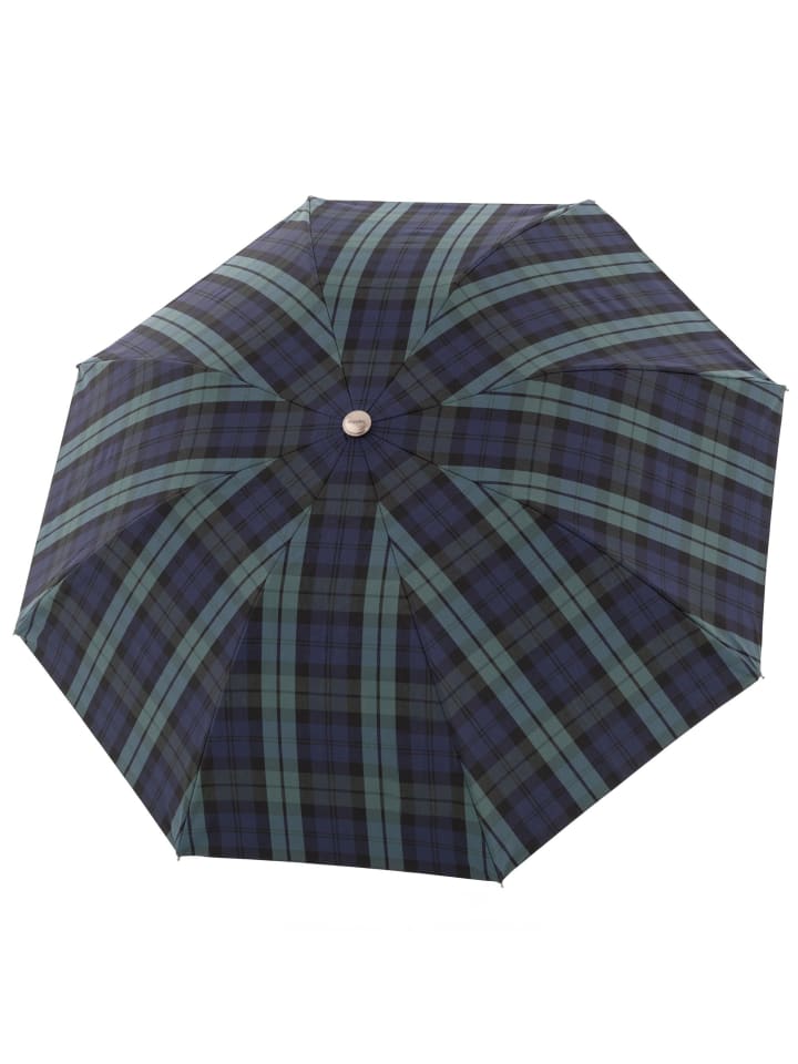 doppler Manufaktur Zürs Rancher Taschenschirm 44 cm in blau-grün günstig kaufen onesize