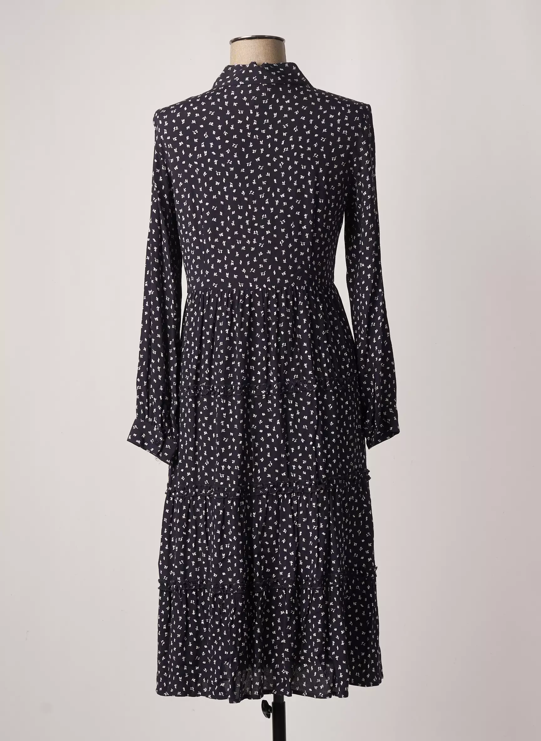 Salsa Robes Mi Longues Femme couleur bleu