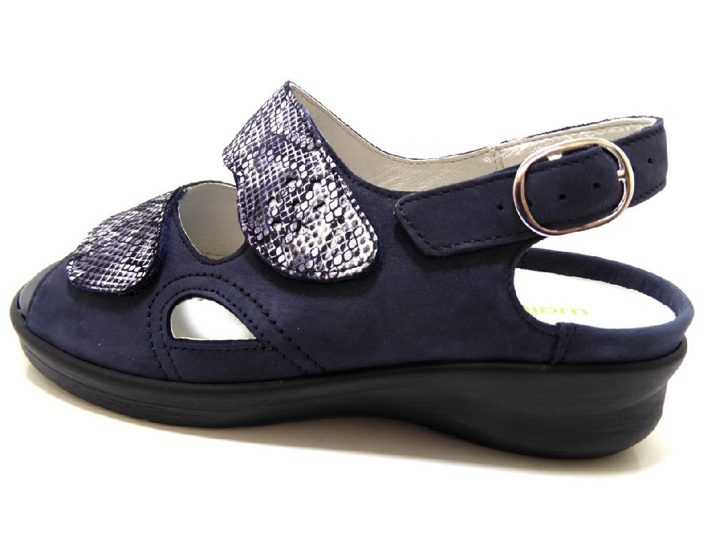 WALDLÄUFER Komfort Sandalen blau