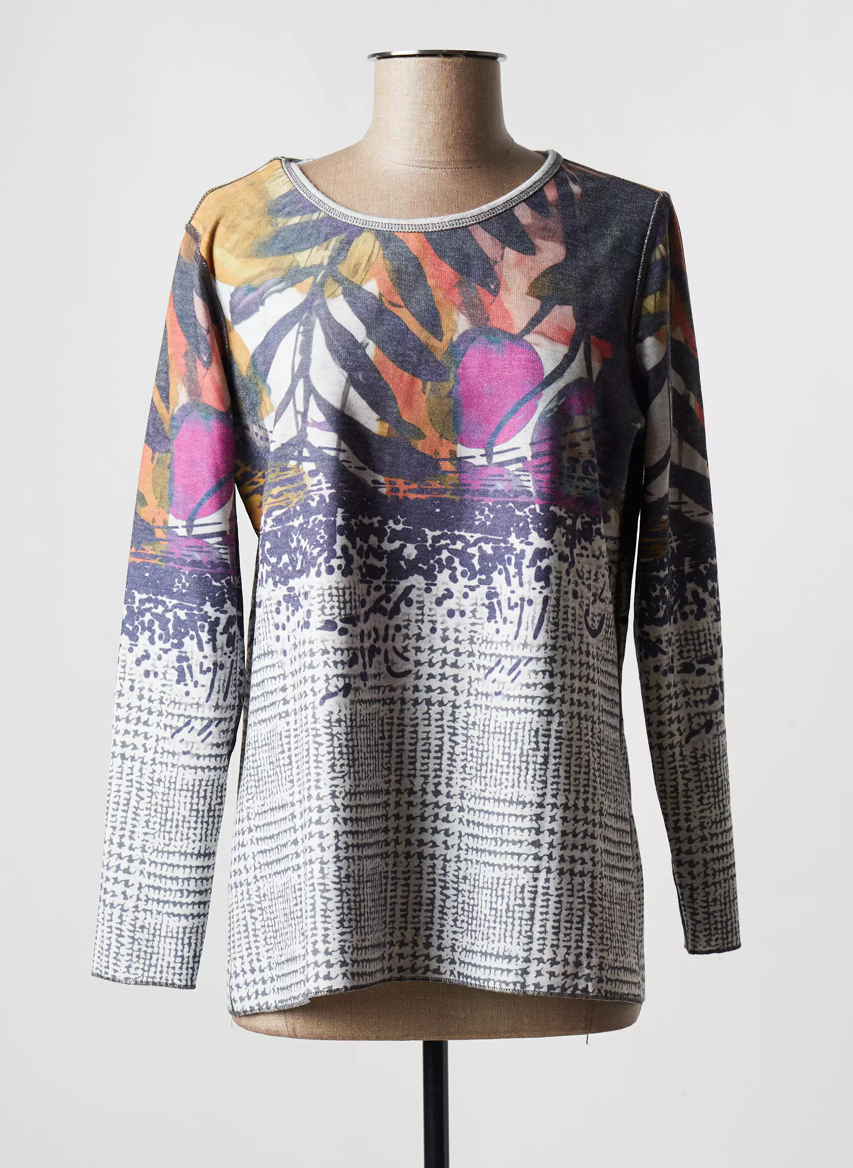Capuccino Tops Femme couleur gris