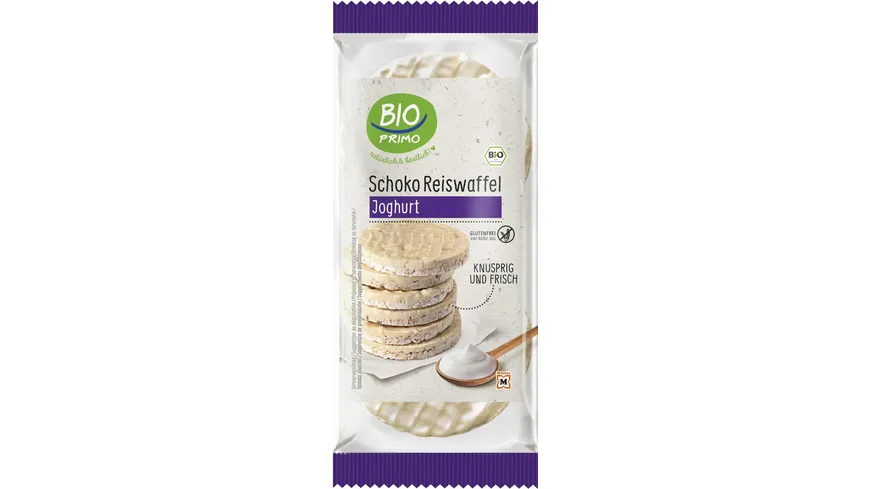 BIO PRIMO Bio Reiswaffeln mit Joghurt 100 g
