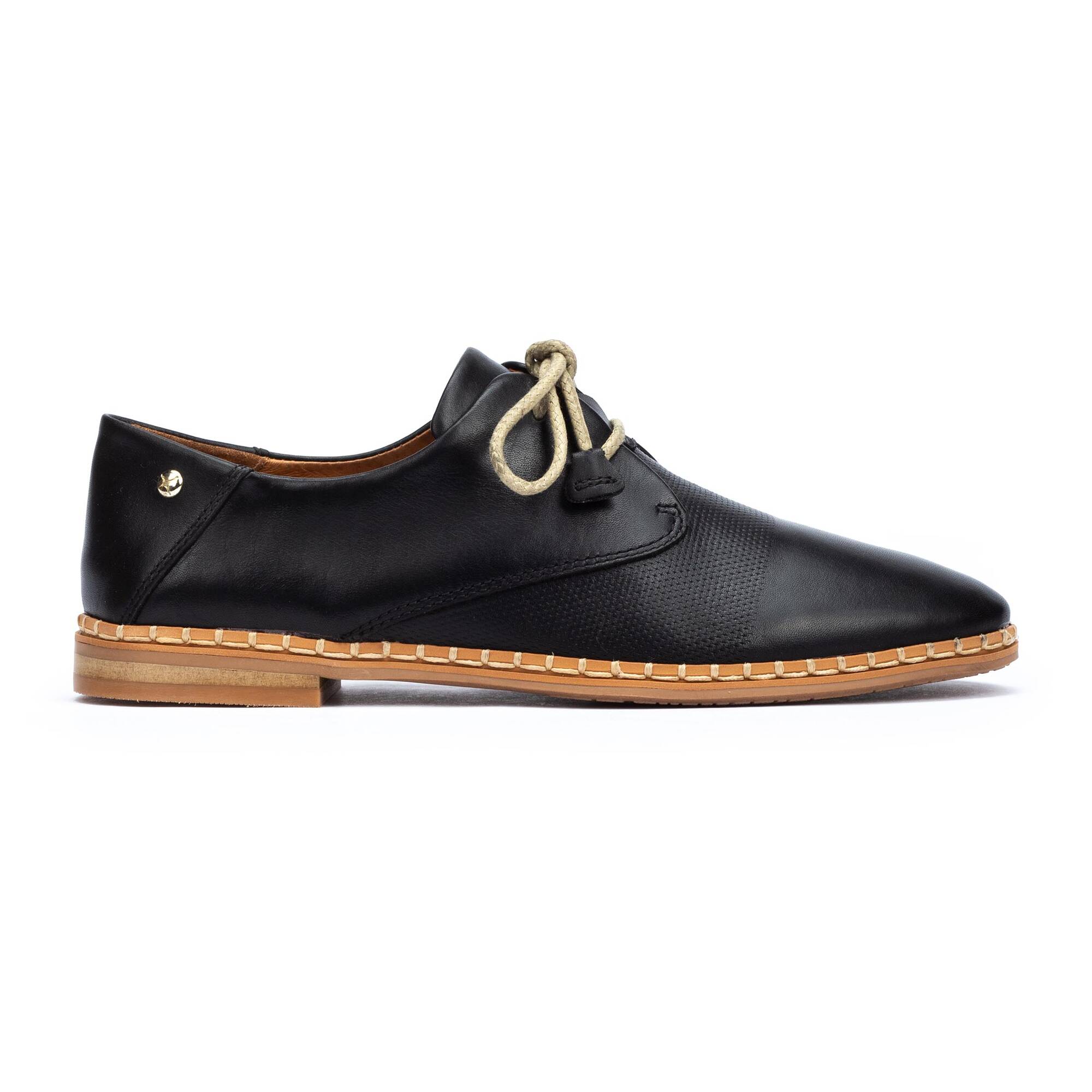 buty sznurowane - CZARNE