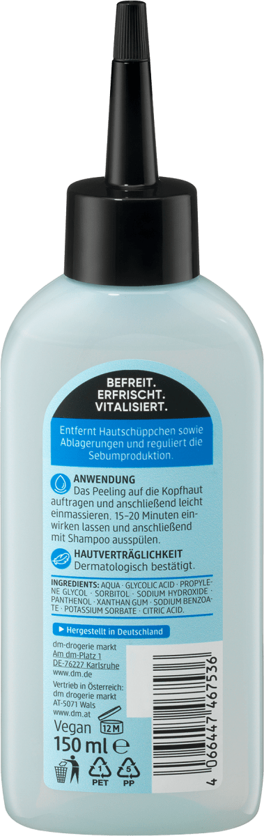 Kopfhautpeeling Tiefenreinigung, 150 ml
