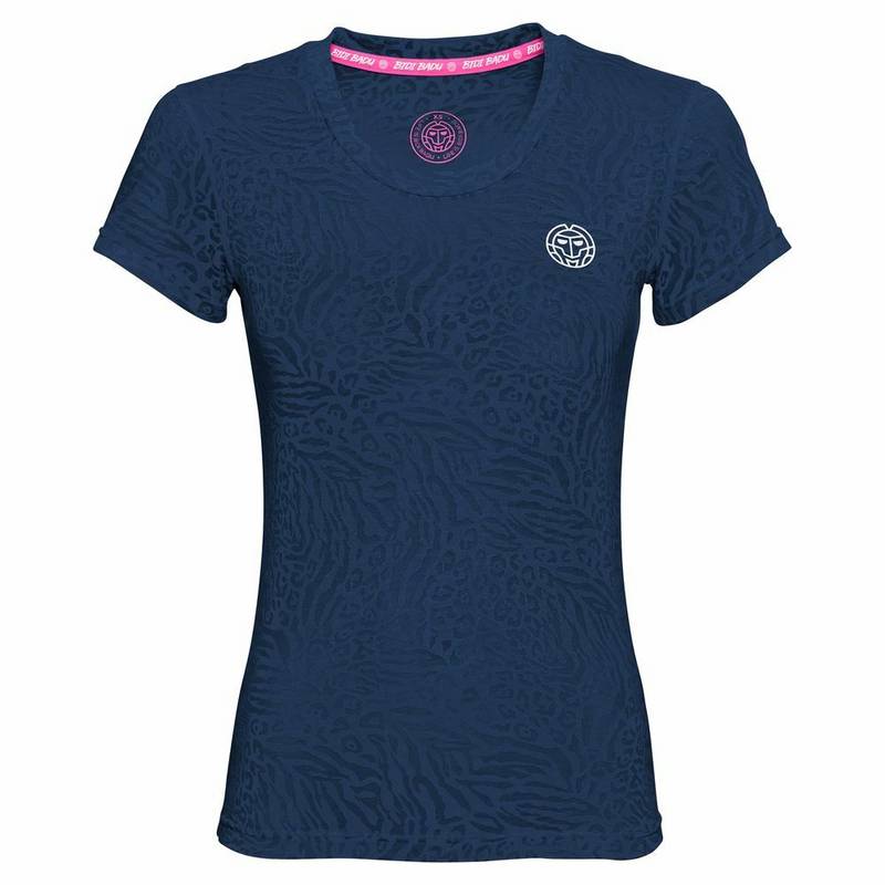 BIDI BADU Anni Burnout Tech Tee Tennisshirt Damen