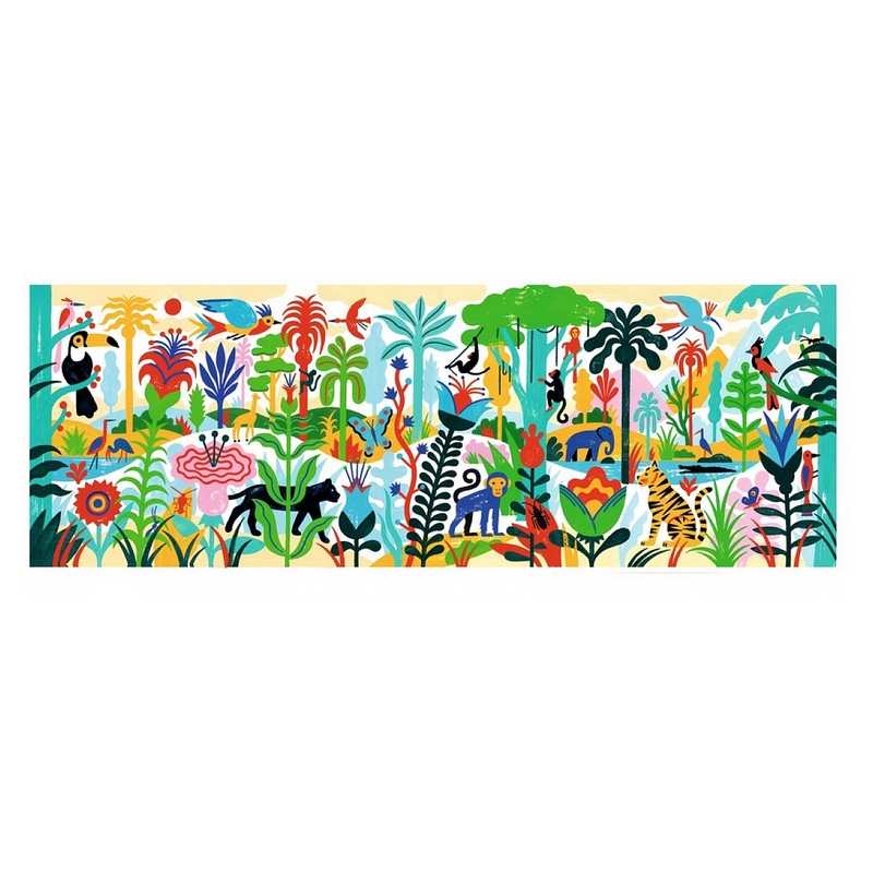 Puzzle Jungle 100 pièces, Djeco