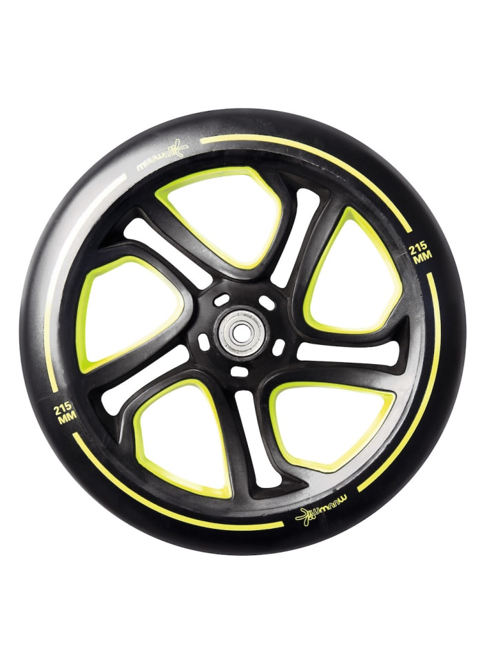 authentic Muuwmi Aluminium Scooter Pro 215 mm - Farbe: Schwarz - Lime günstig kaufen onesize