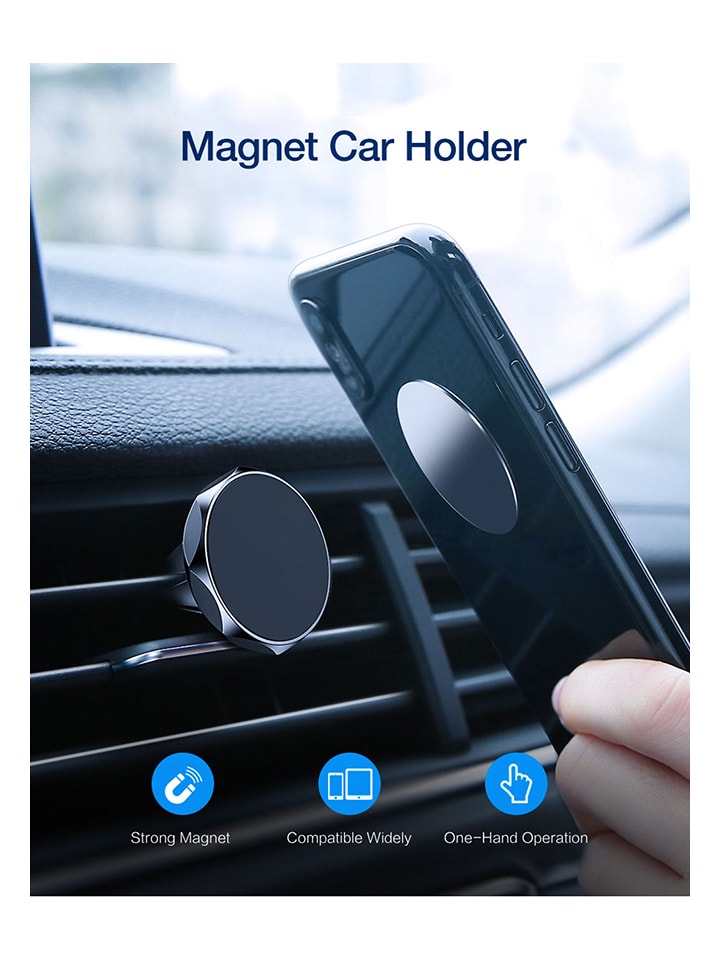 SmartCase Magnetische Kfz-Smartphone-Halterung in Schwarz günstig kaufen onesize