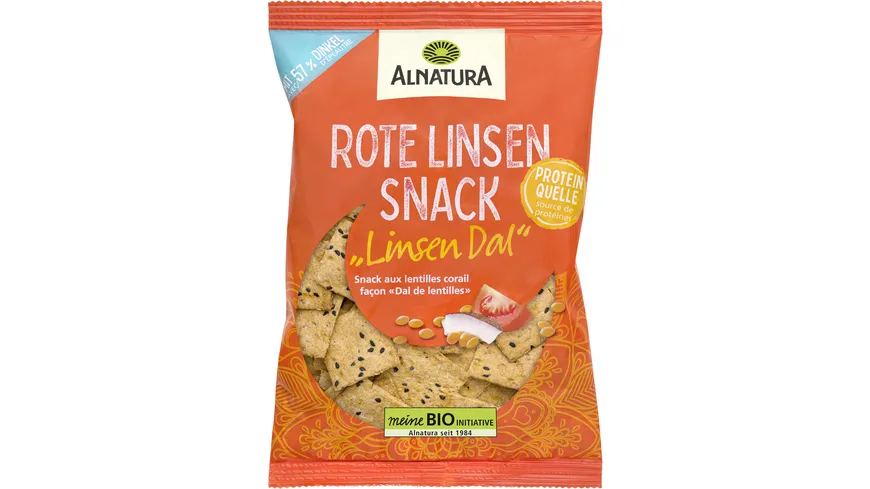 Alnatura Bio Rote Linsen-Snack 150 g