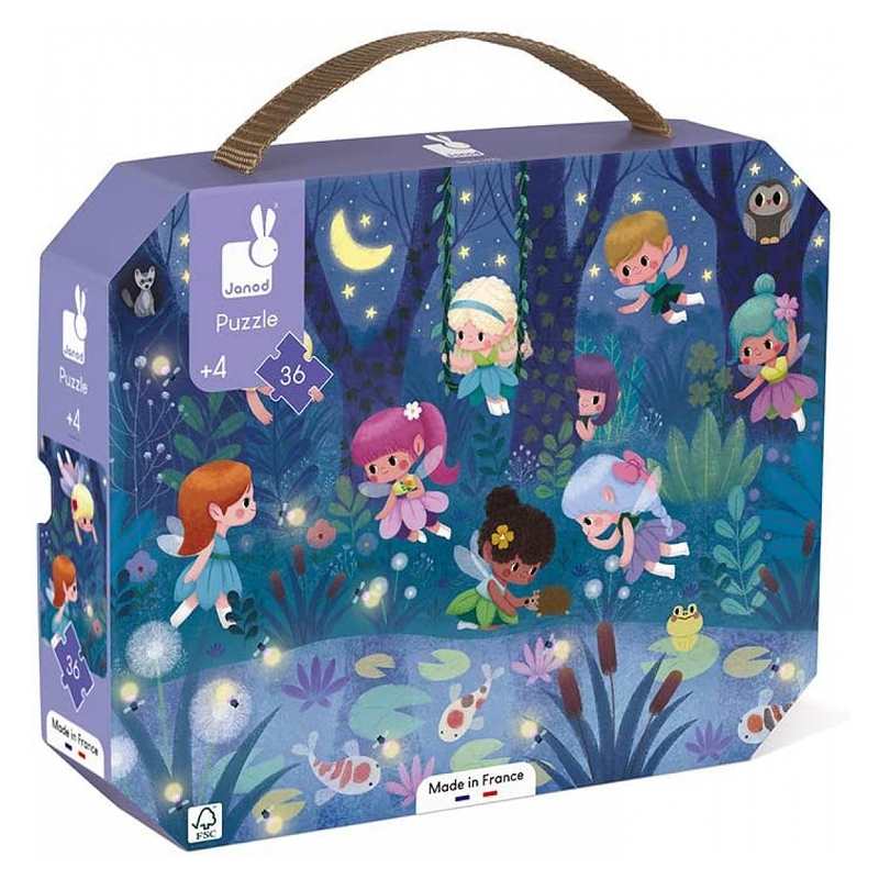 Puzzle les fées et nénuphars 36 pièces