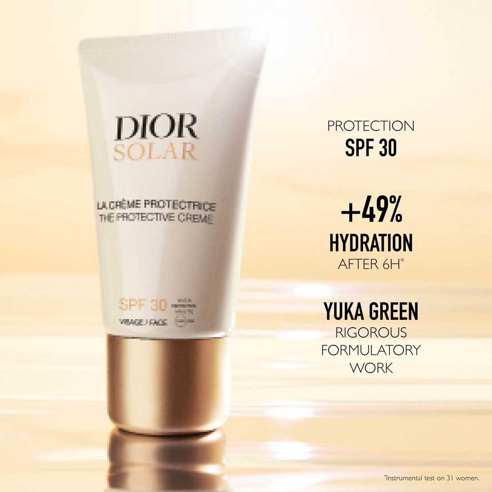 DIOR Dior Solar La Crème Protectrice Visage SPF 30 Sonnencreme fürs Gesicht – Schützende Creme – Hoher Schutz