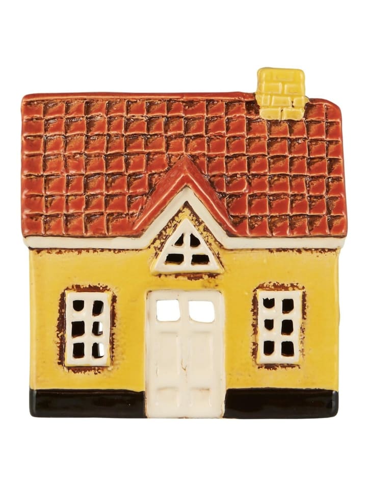 IB Laursen Keramik Haus für Teelicht My Home Town gelb in gelb günstig kaufen onesize