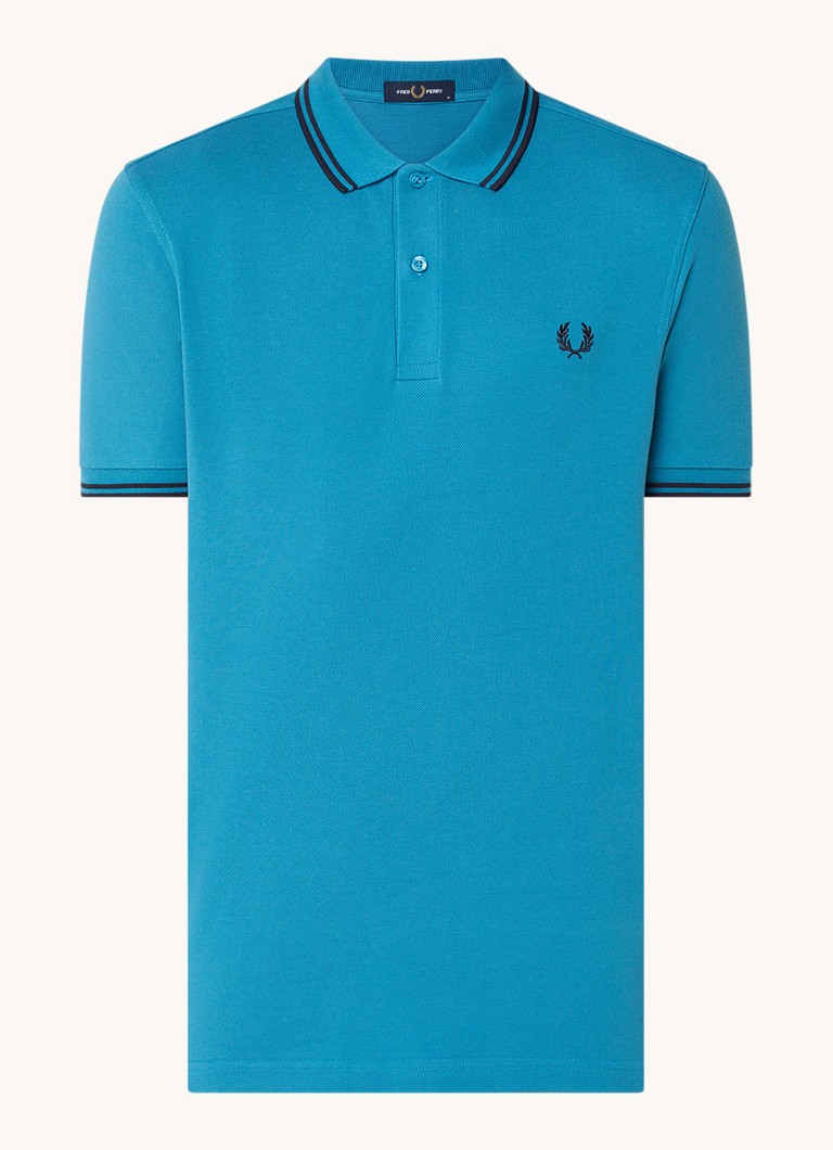 Fred Perry polo majica regularnog kroja od pike pamuka s vezom logotipa
