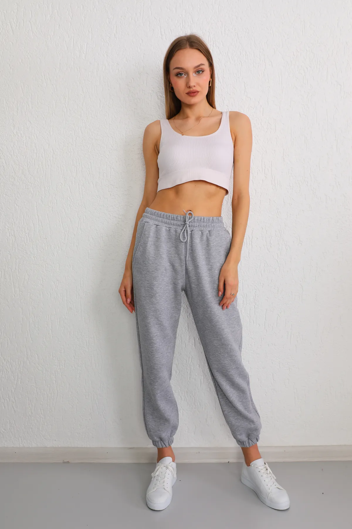 BİKELİFE  Jogginghose - Grau - Jogger