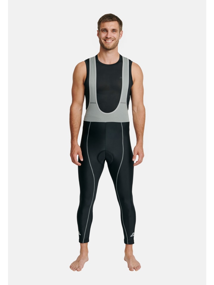 DANISH ENDURANCE Fahrradhose Cycling Bib in Black/Grey günstig kaufen