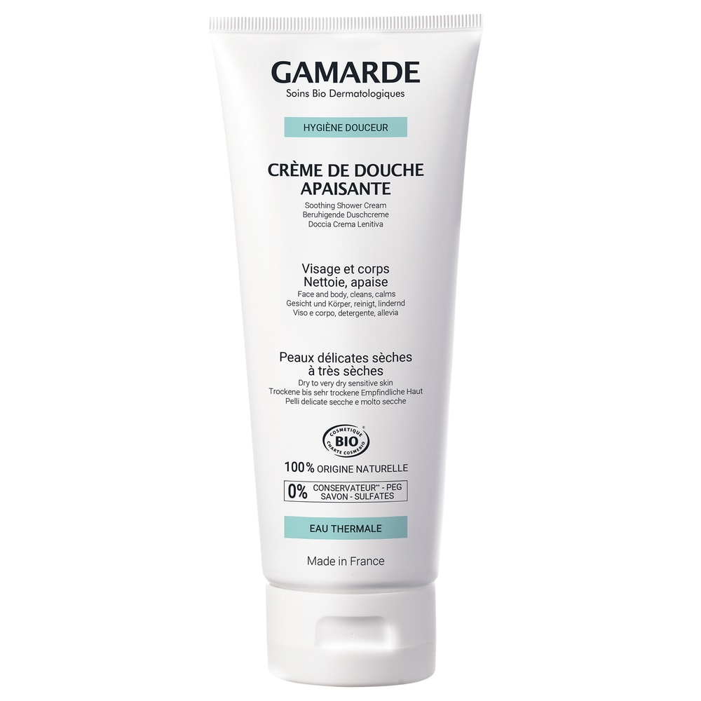 gamarde CREME DE DOUCHE APAISANTE Tube 200 ml Crème de douche nourrissante