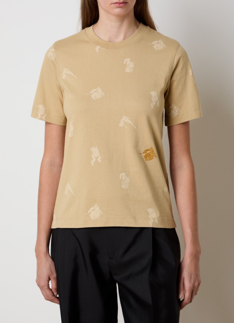 Tricou Burberry cu logo imprimat