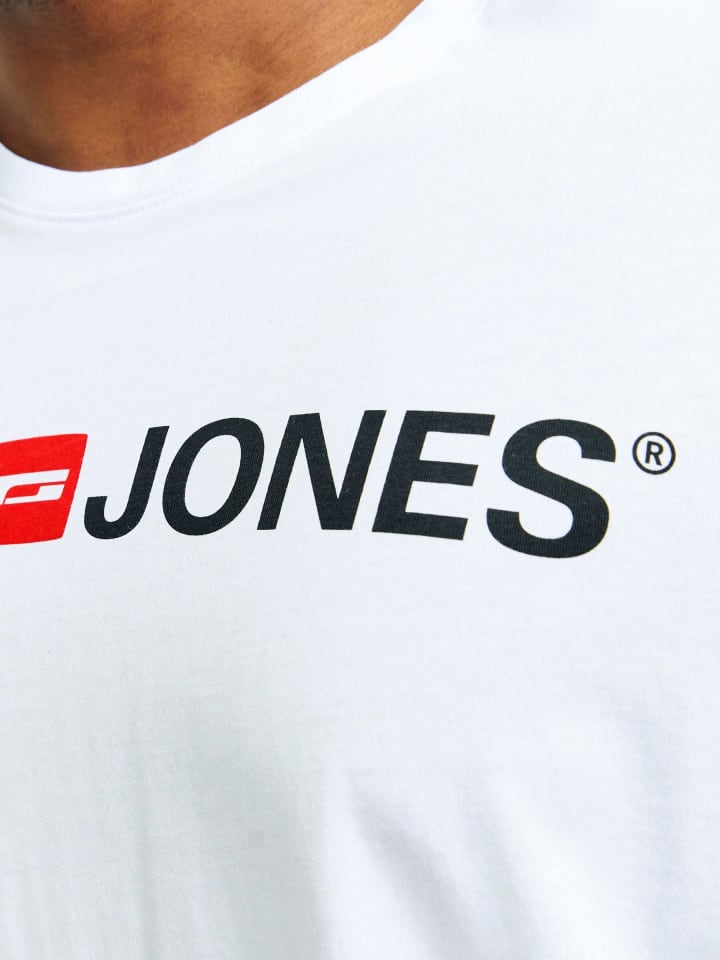 JACK & JONES PLUS T-shirt in White günstig kaufen